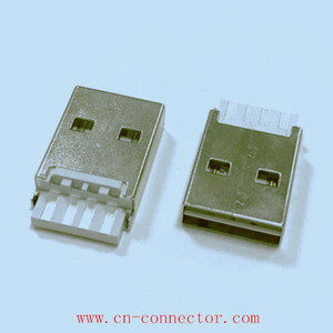 USB2.0A公一体焊线式双面接触 USB正反插 USB双面插