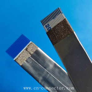 FFC柔性扁平线 软排线 导电胶布缠绕 带铝箔屏蔽同向 0.5mm间距 16p 300mm长150200,150390,150391,151680